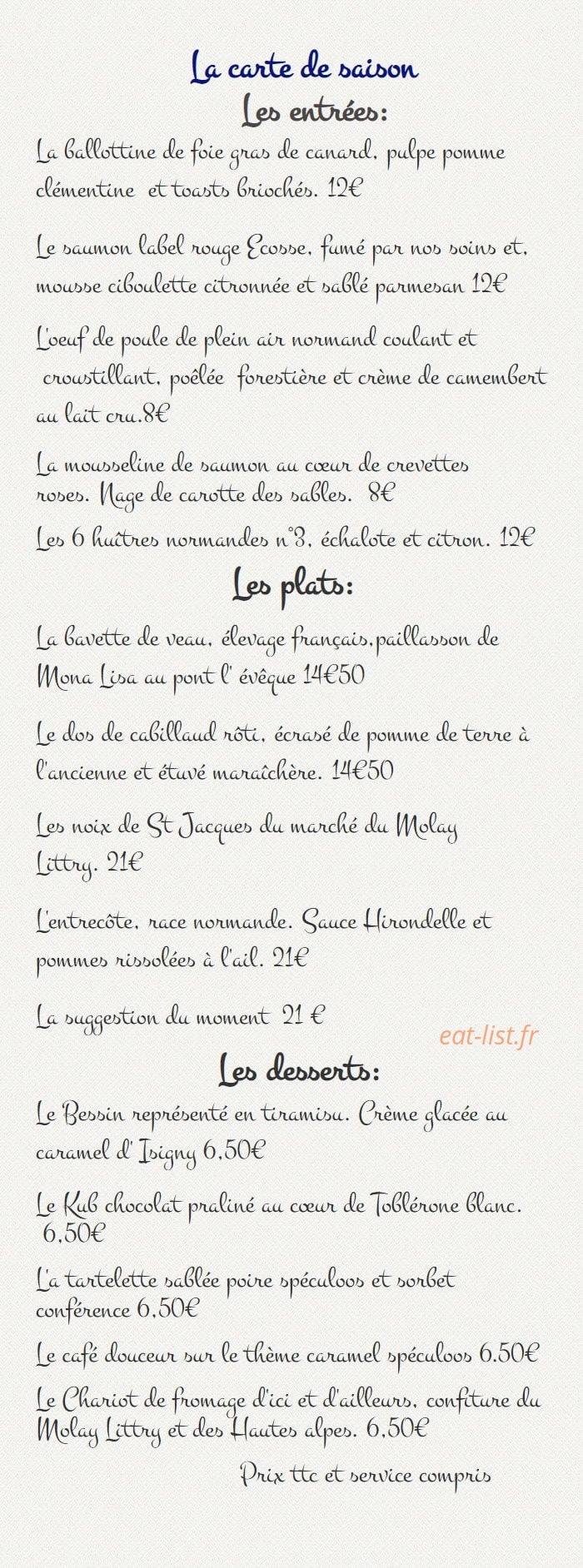 L'hirondelle — carte page 1