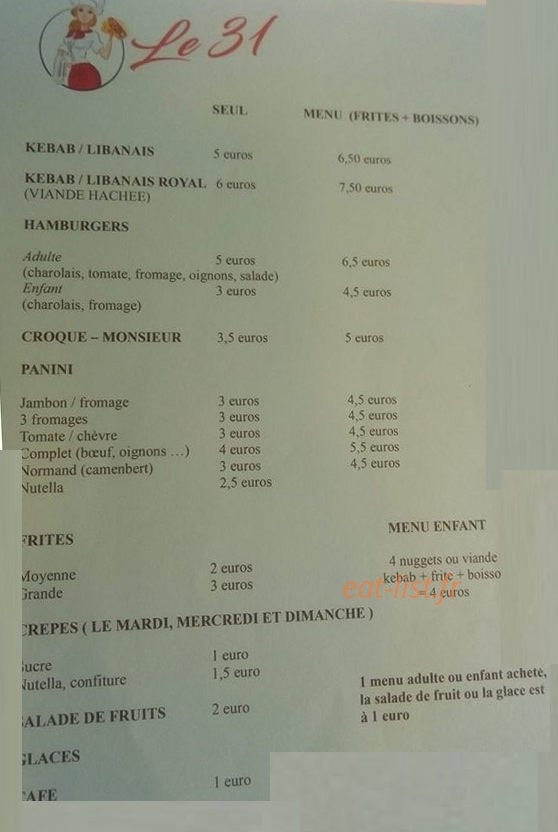 Le 31 — carte page 1