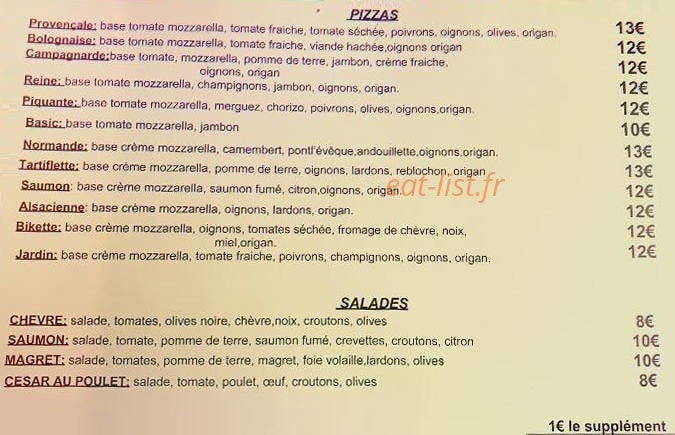 L'Authentic — carte page 1