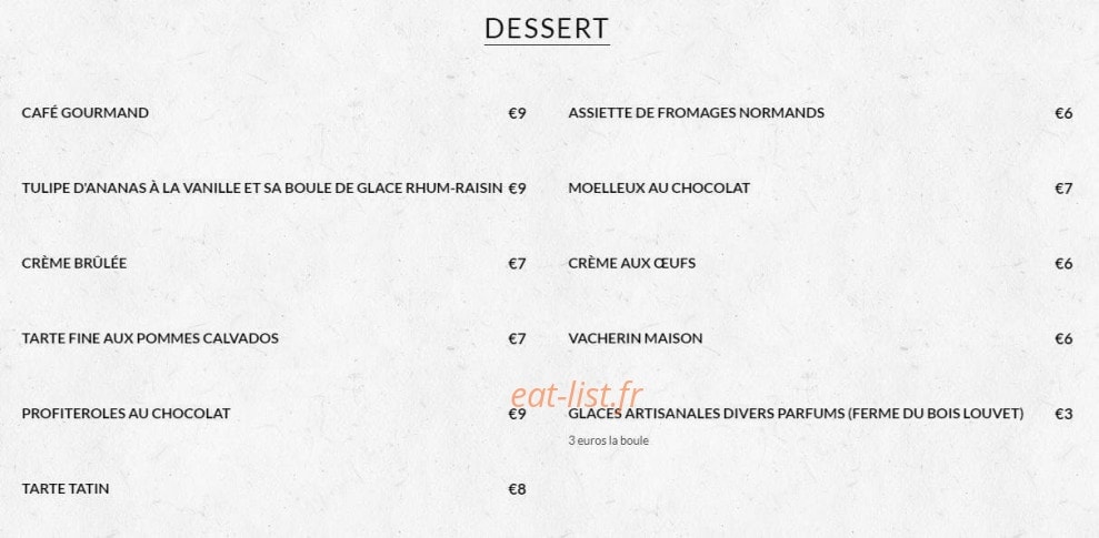 Le Pot D'etain — carte page 2
