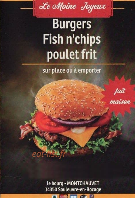 Le Moine Joyeux — carte page 1