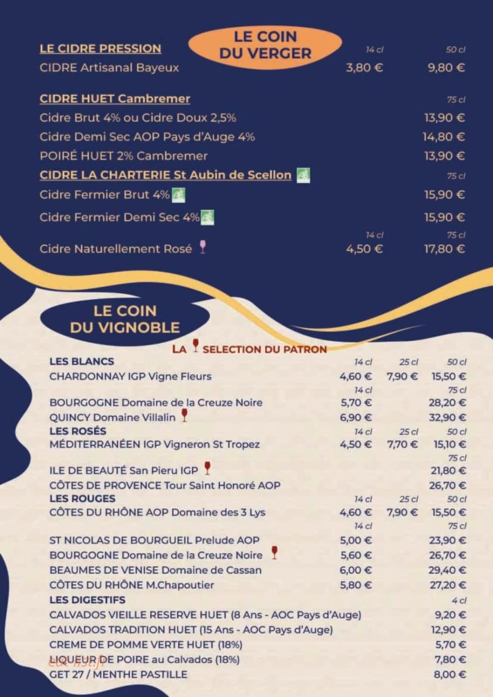 Coup De Soleil — carte page 6