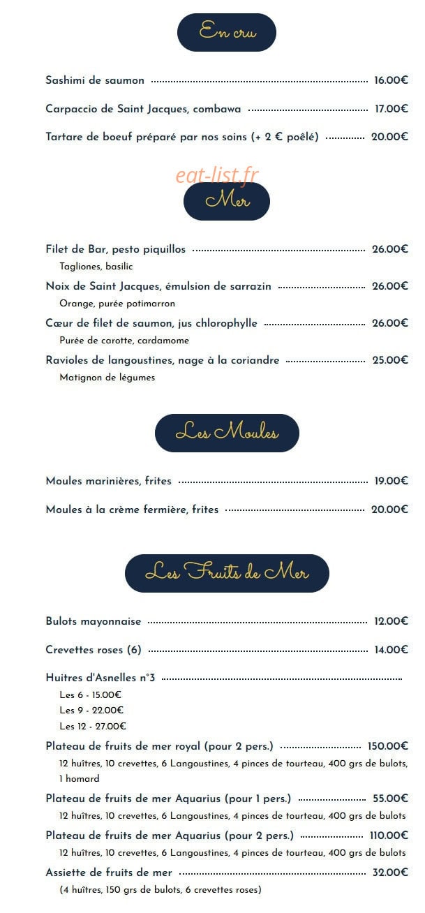L’Aquarius — carte page 2