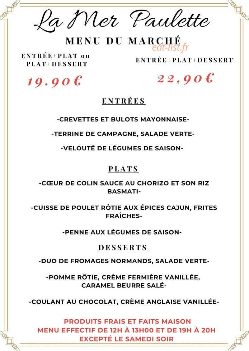 La Mer Paulette — carte page 3