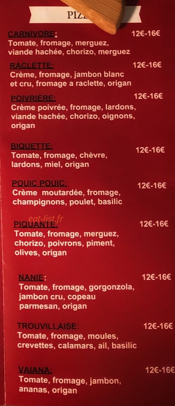 La tradi pizza — carte page 4