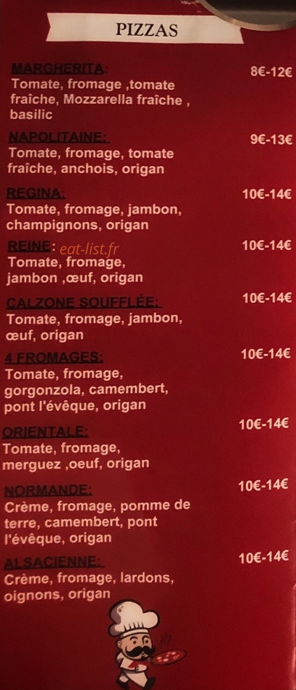 La tradi pizza — carte page 2