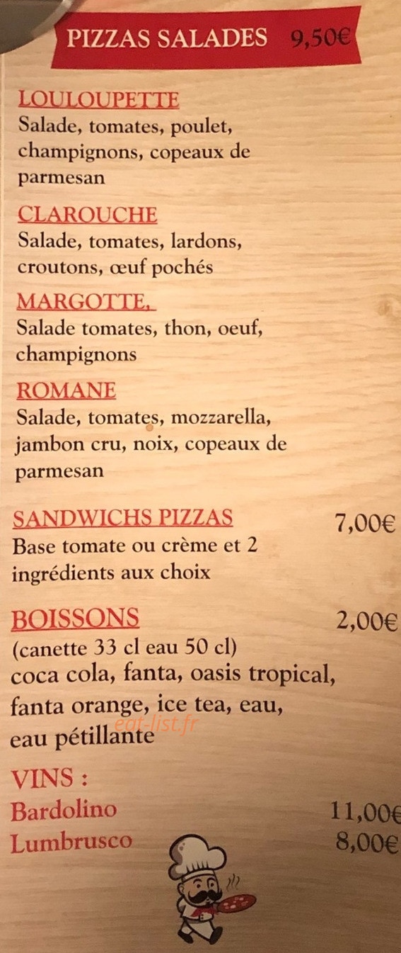 La tradi pizza — carte page 5