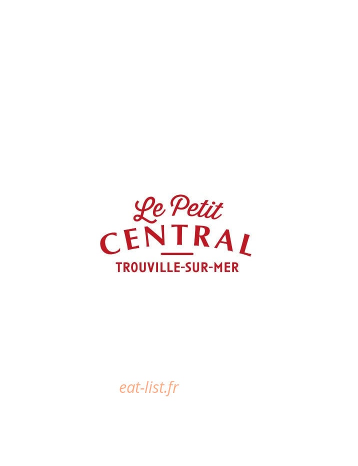 Carte et menu Le Petit Central Trouville-sur-Mer