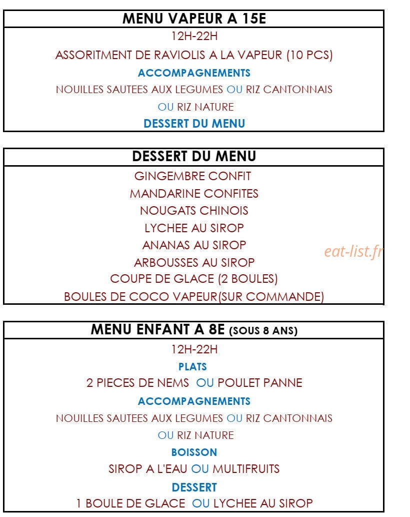 Le Phénix — carte page 1