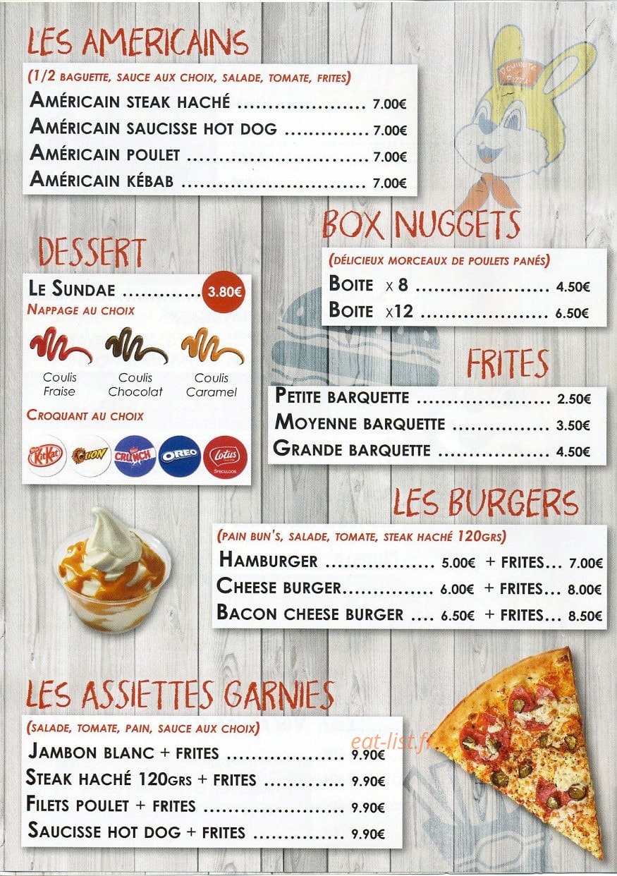 Dominute pizza — carte page 4
