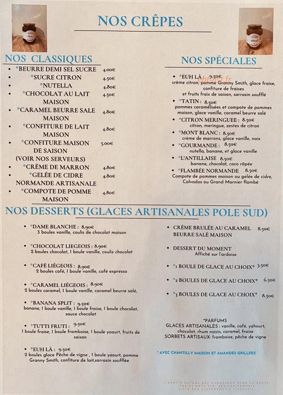 Euh la crêpe! — carte page 3