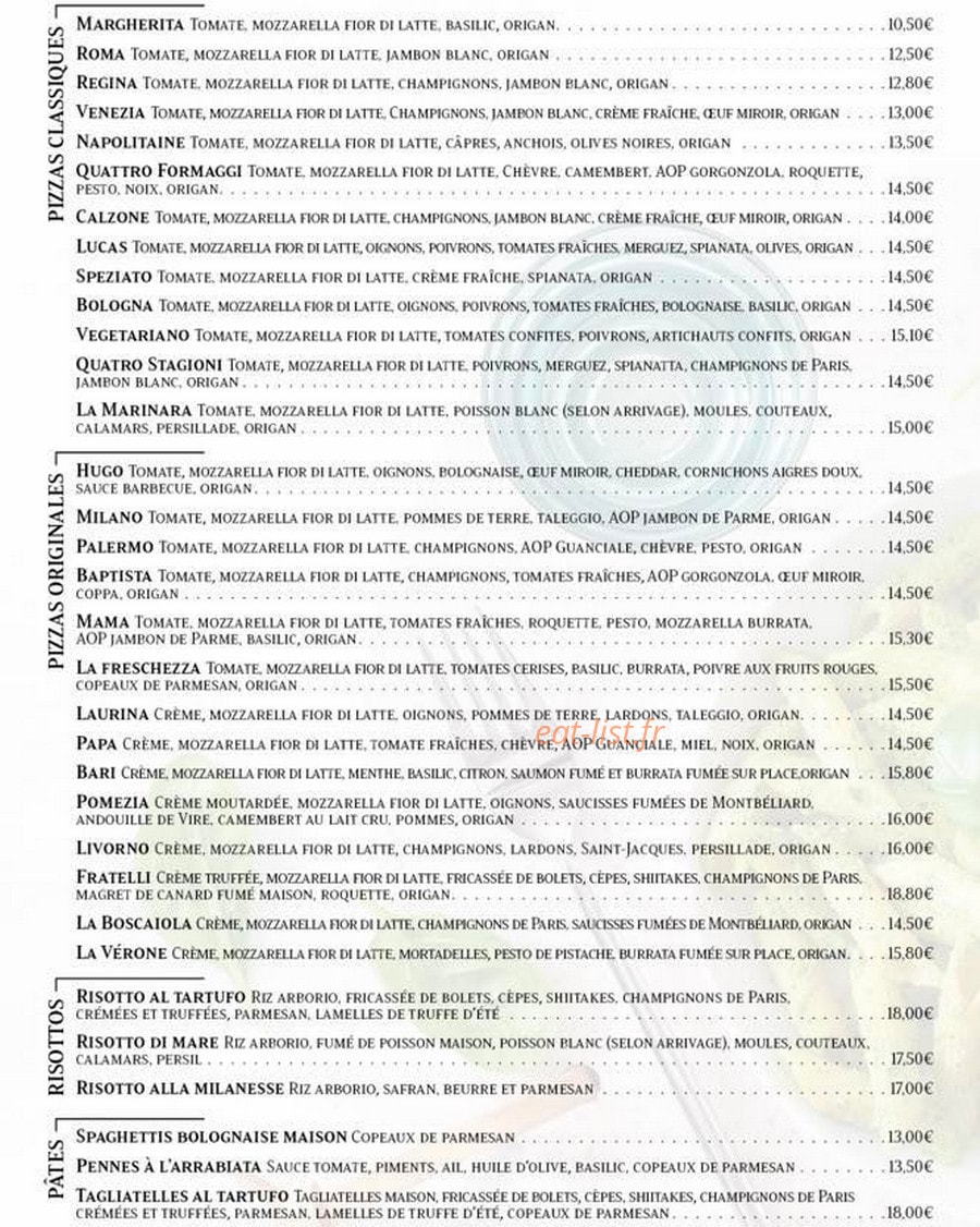 I Fratelli — carte page 1