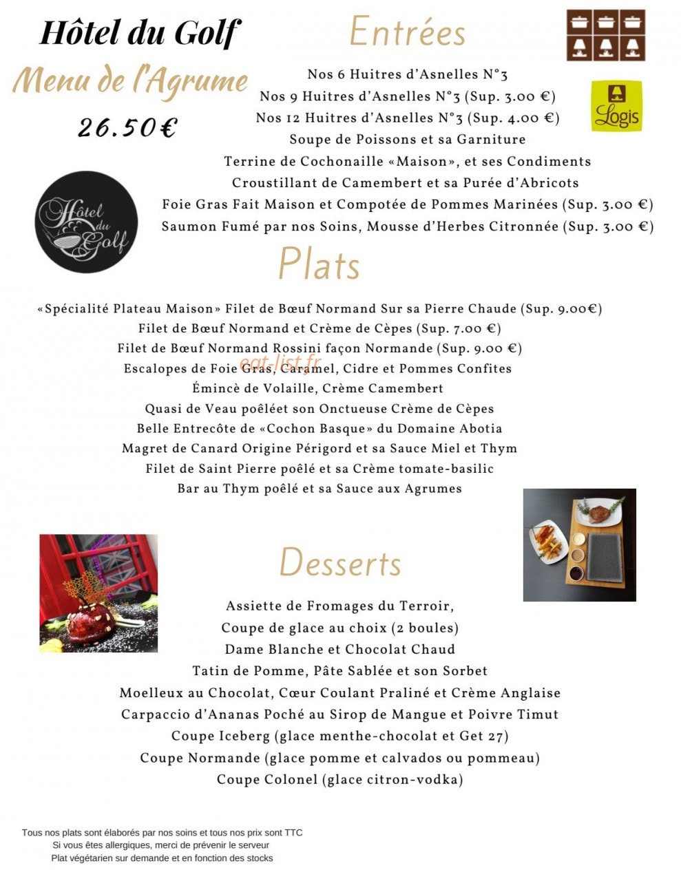 L' Agrume — carte page 3