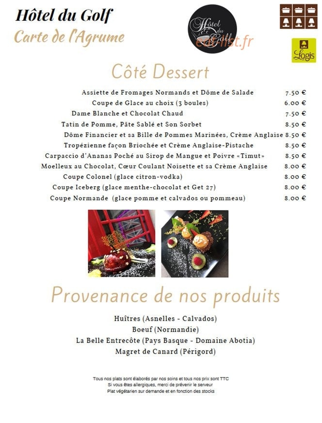 L' Agrume — carte page 2