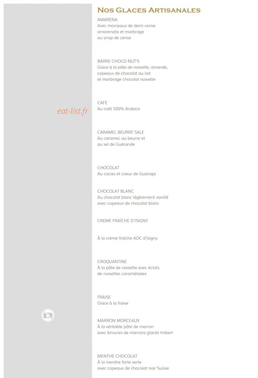 L'Encas — carte page 11