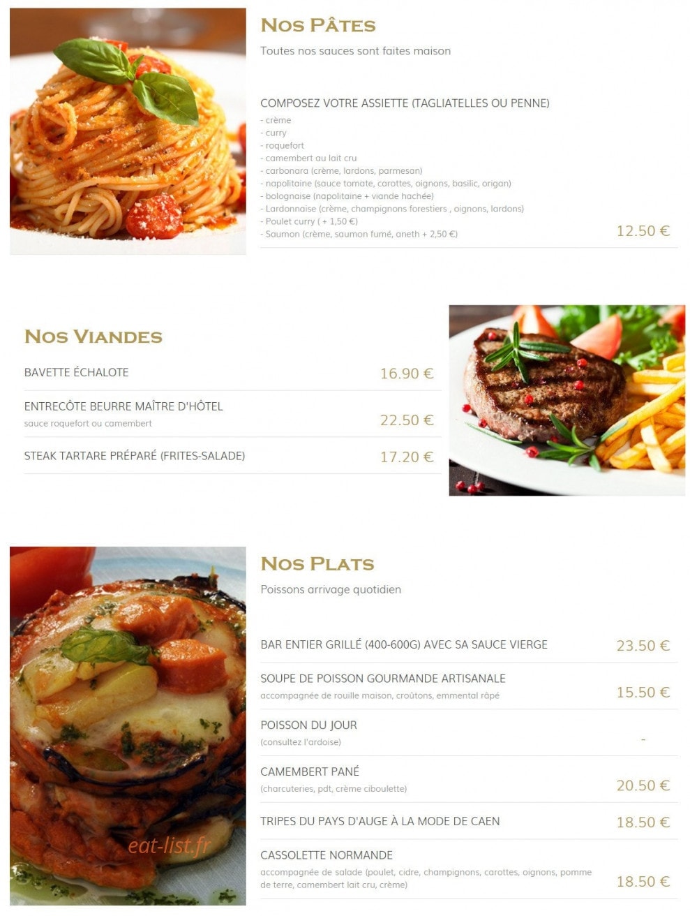 L'Encas — carte page 4