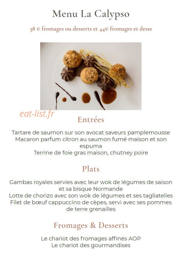 La Calypso — carte page 1