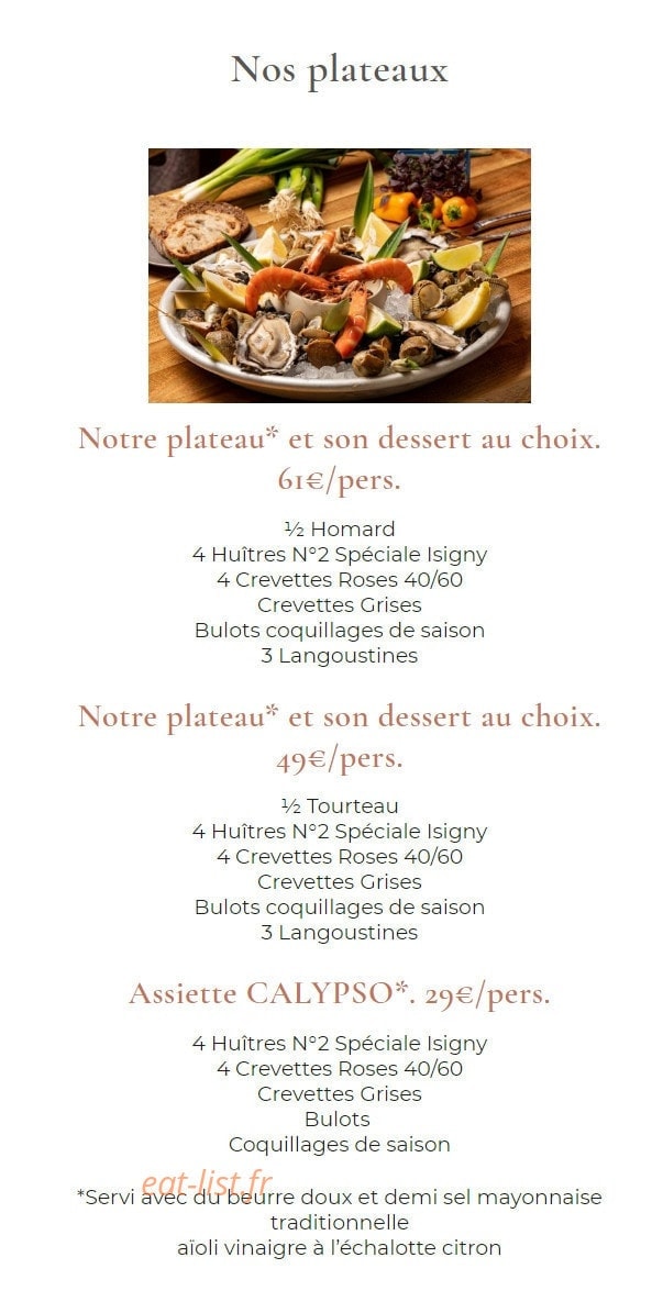 La Calypso — carte page 5