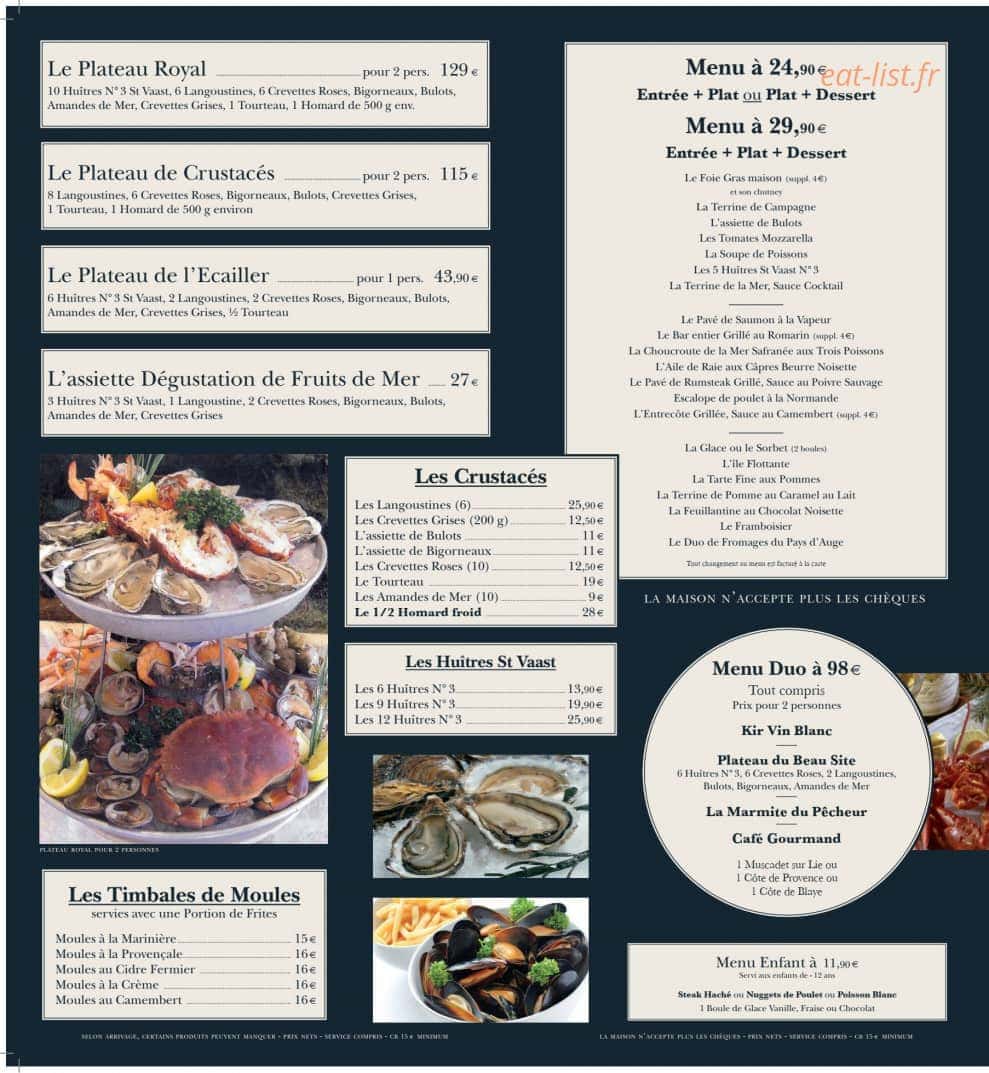 Le Beau Site — carte page 2