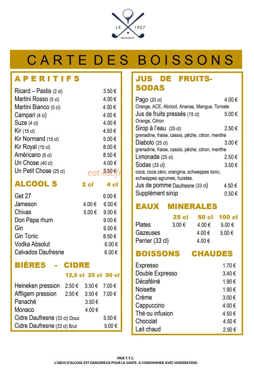 Le 1907 — carte page 2