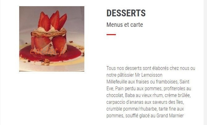 La Taverne Des Ducs — carte page 2