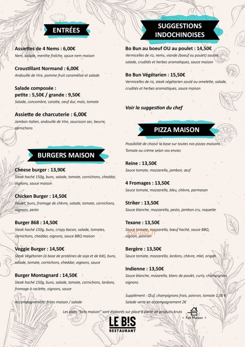 Le Bis — carte page 3