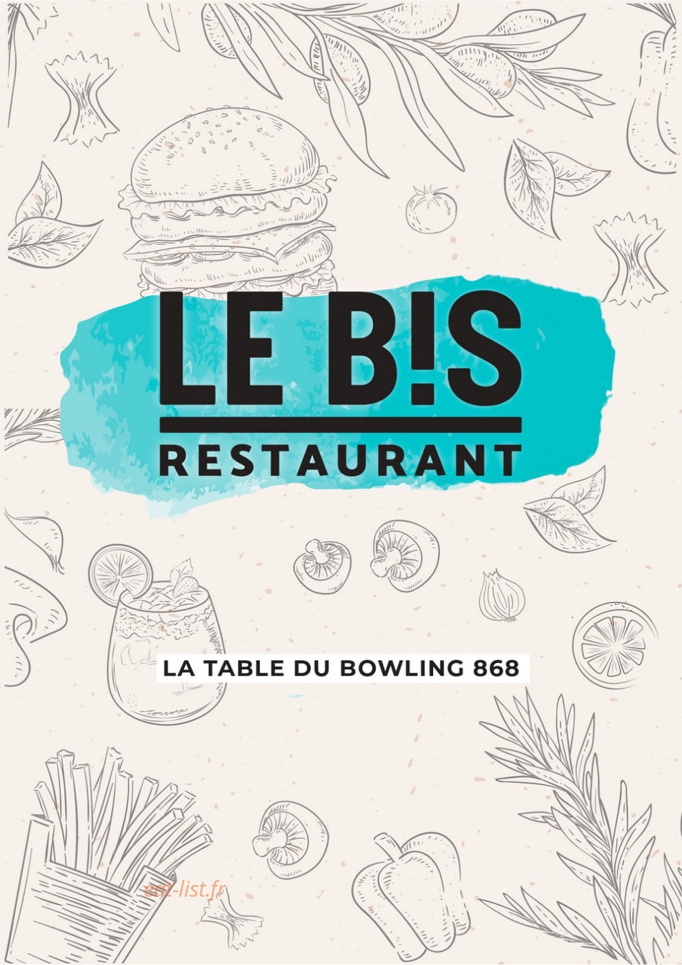 Le Bis — carte page 1