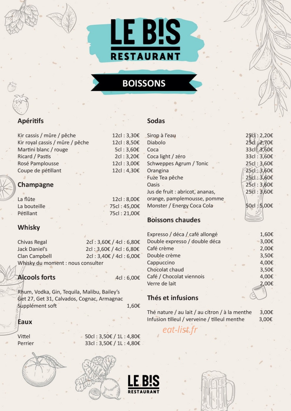 Le Bis — carte page 5