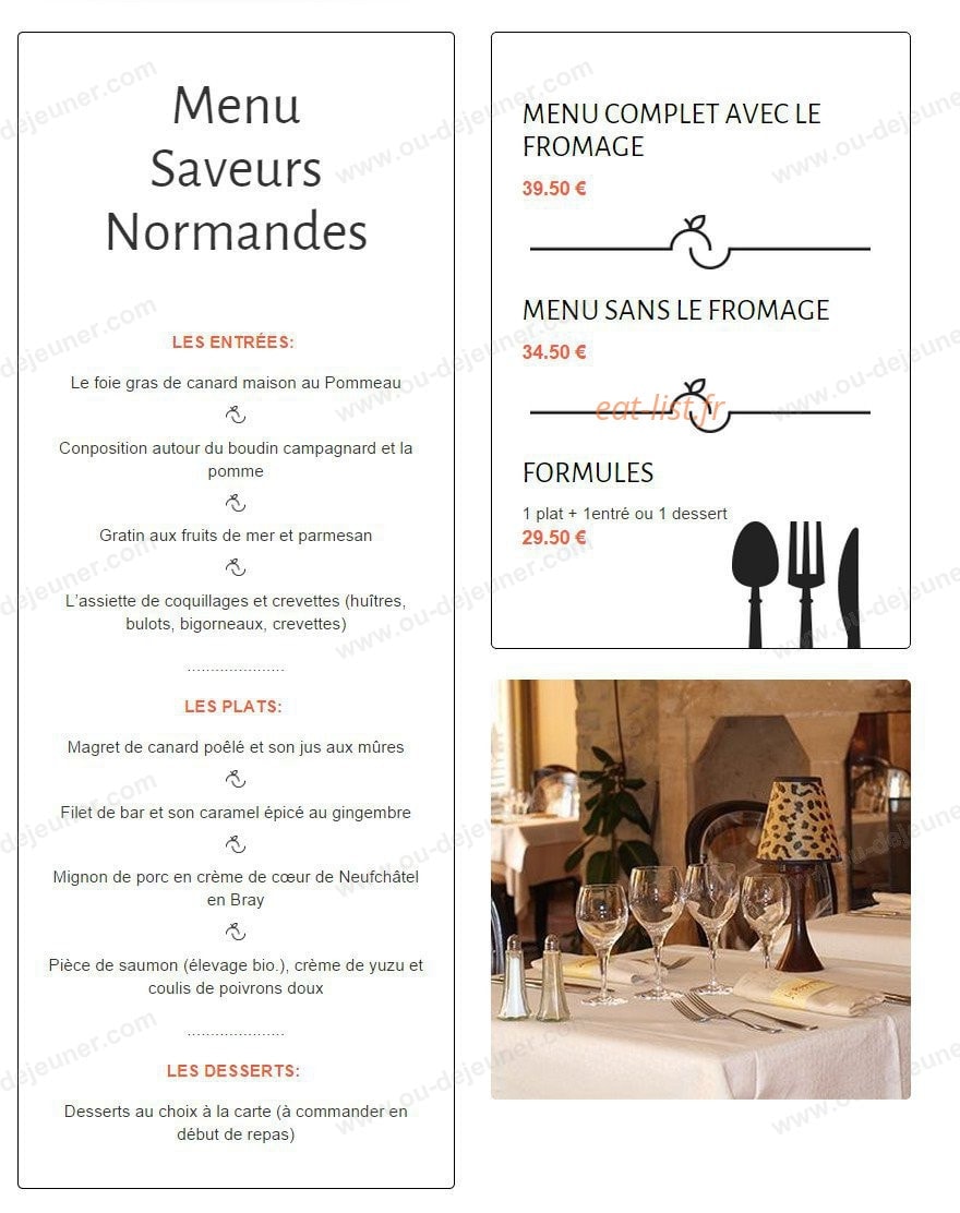 Le Pommier — carte page 2