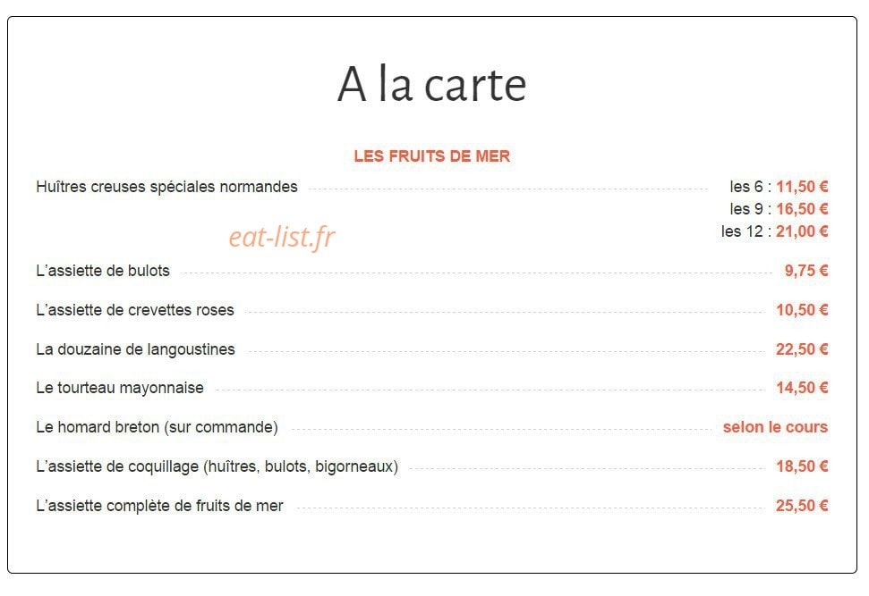 Le Pommier — carte page 7