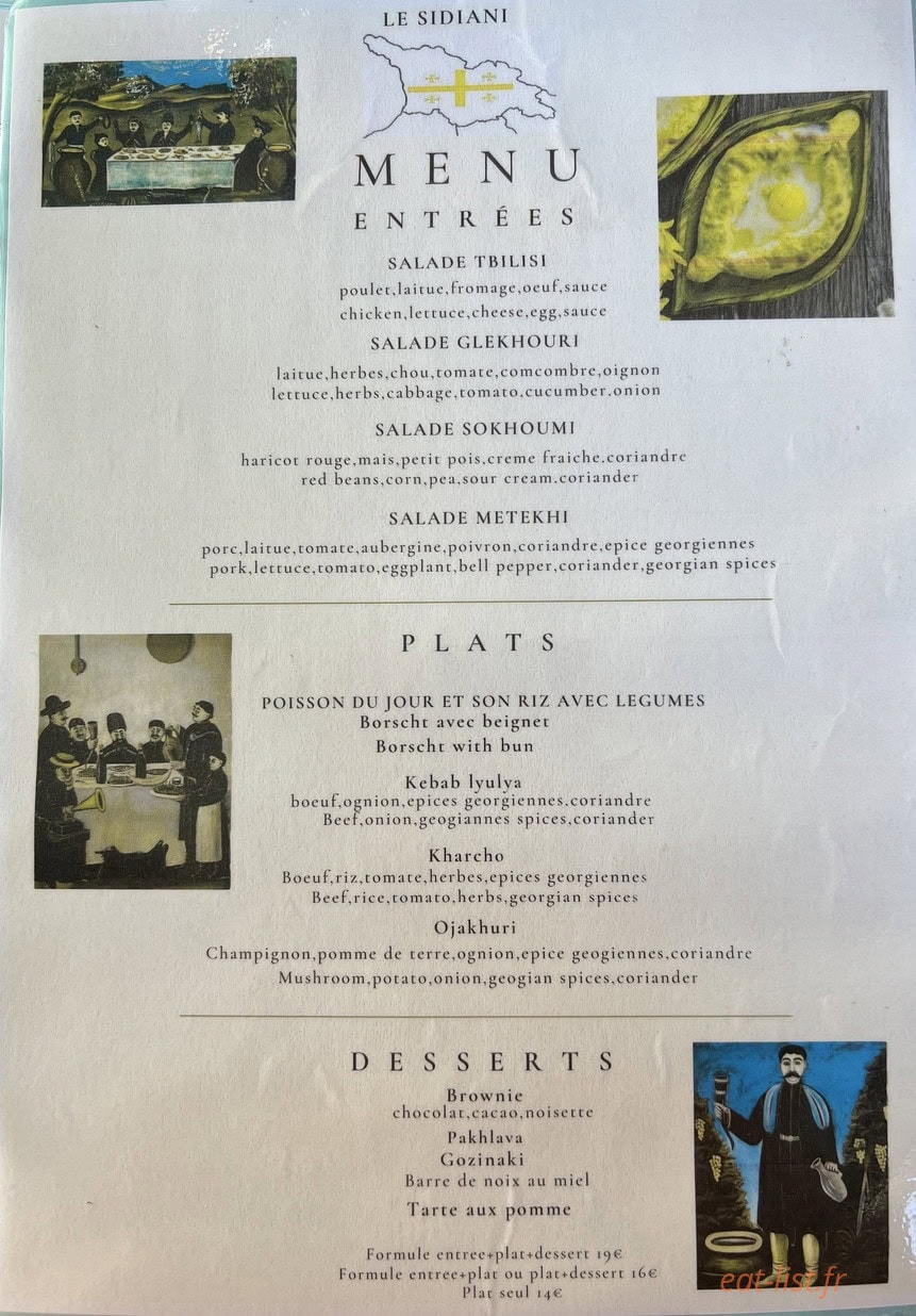 Le Sidiani — carte page 1
