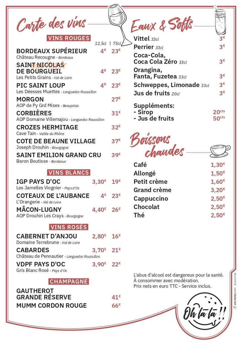 Oh La La - — carte page 3