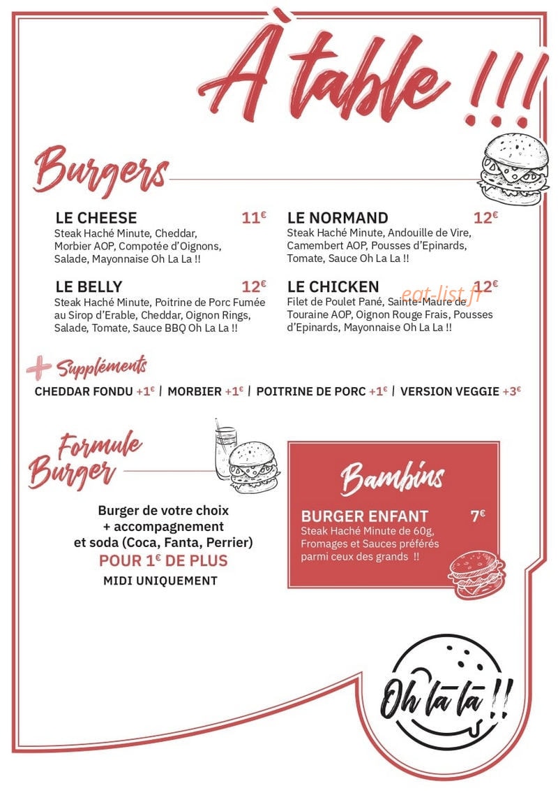 Oh La La - — carte page 2