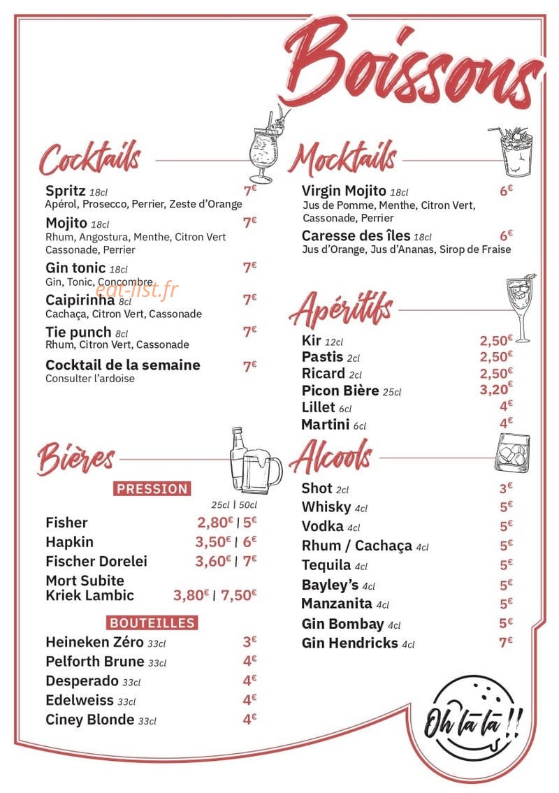 Oh La La - — carte page 4