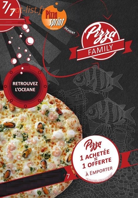 Pizza Family — carte page 1