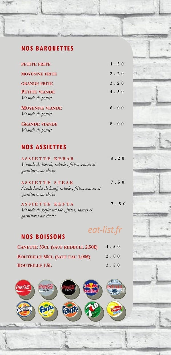 Chez Dora — carte page 4