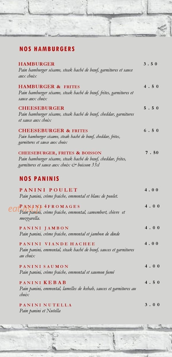 Chez Dora — carte page 3