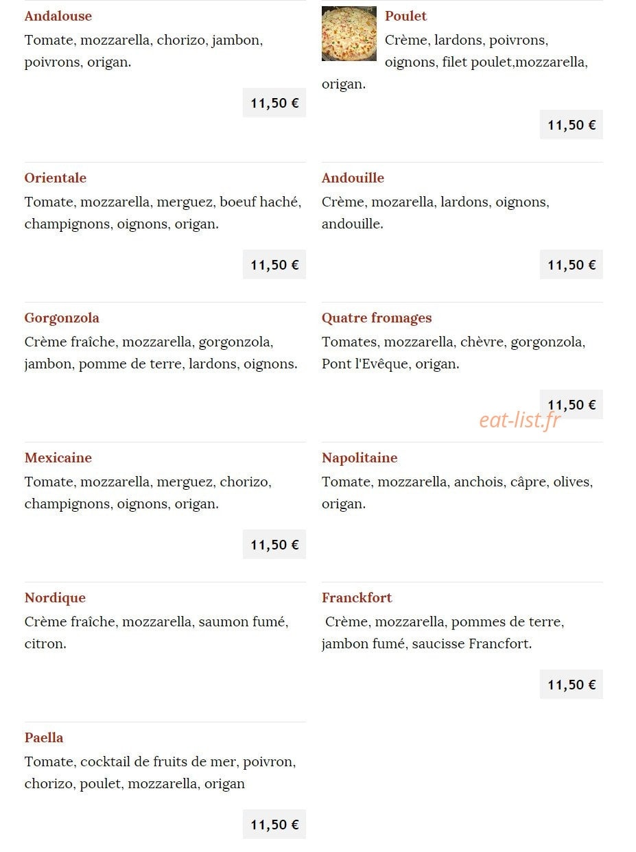 L' Arc — carte page 2
