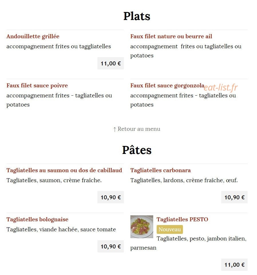 L' Arc — carte page 6