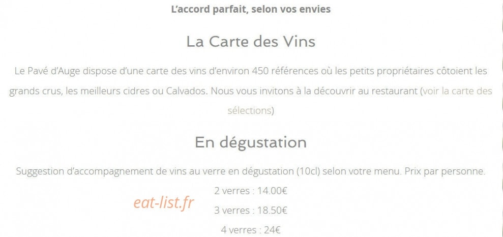Le Pavé d'Auge — carte page 5