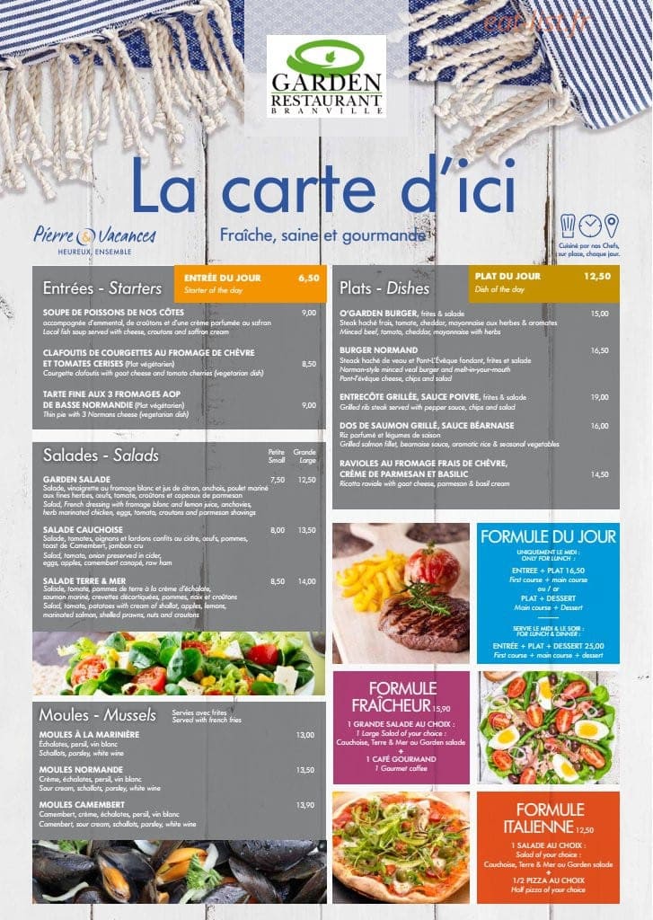 O Garden — carte page 1