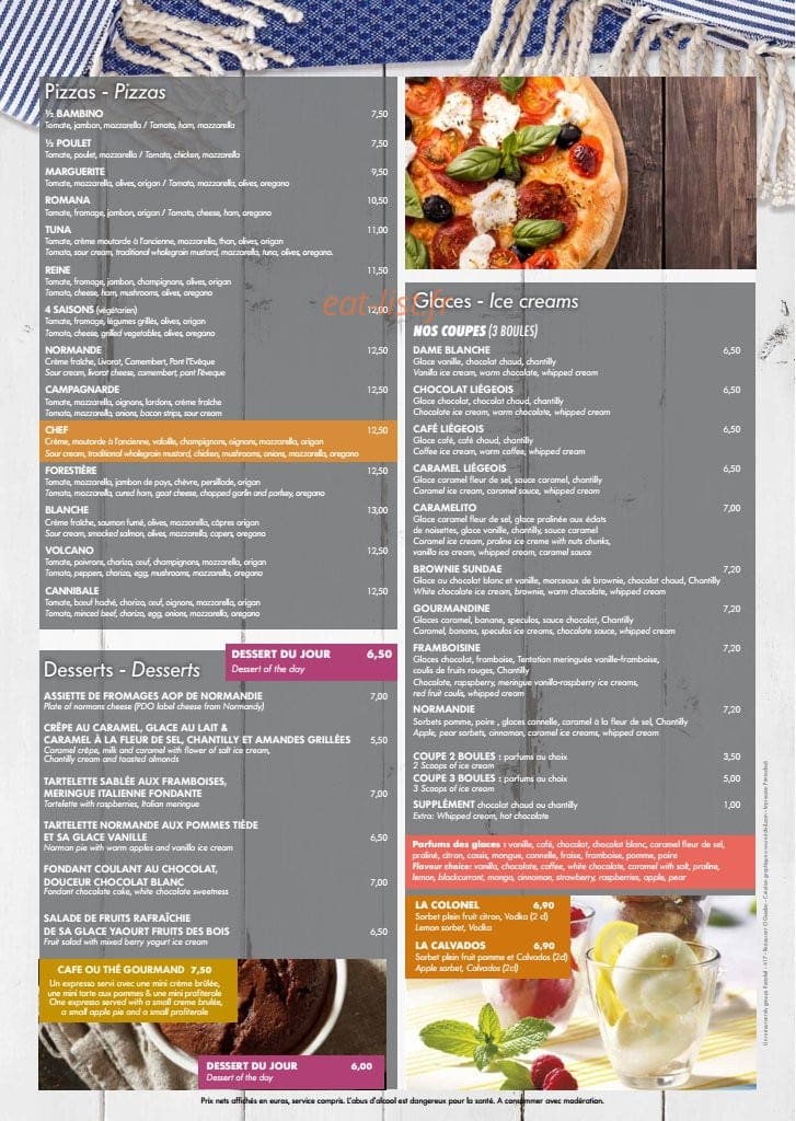 O Garden — carte page 2