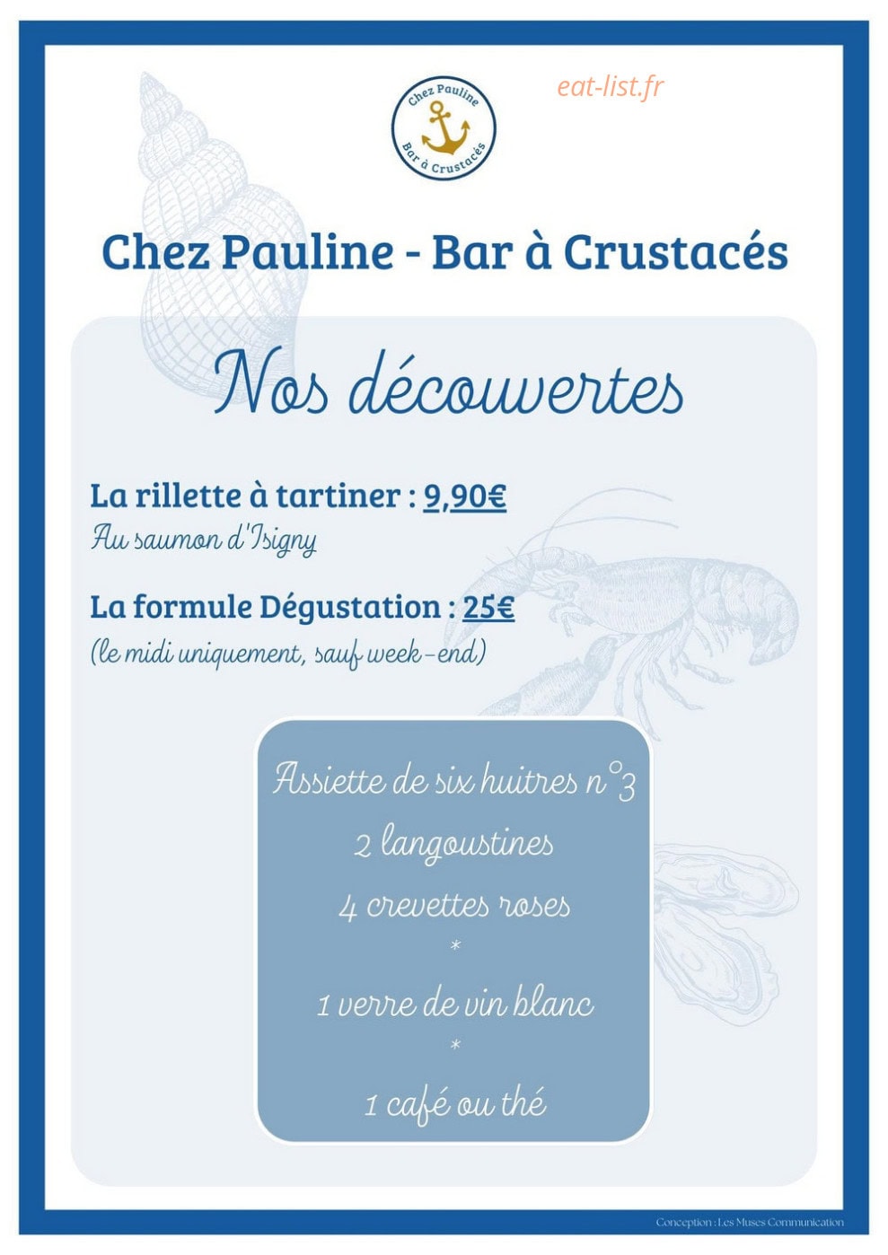 Chez Pauline — carte page 4