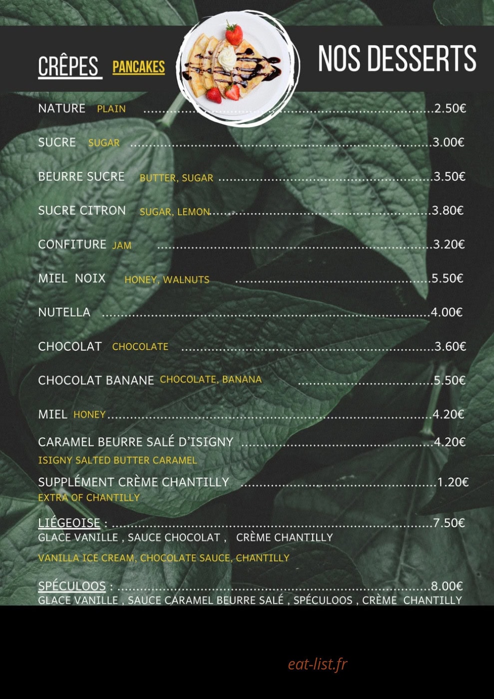 L'Aristide — carte page 3
