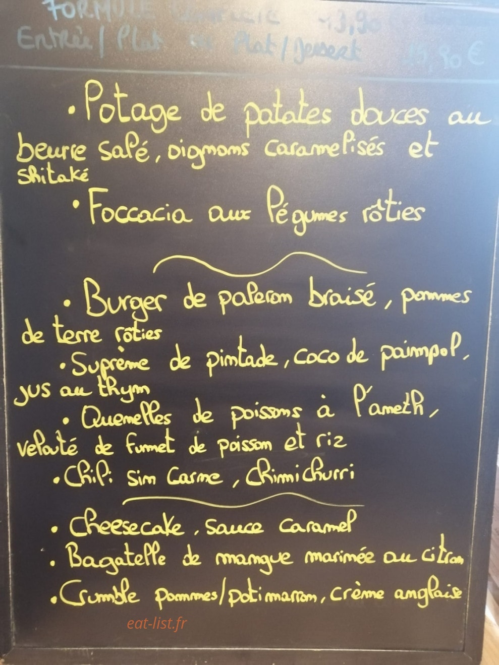 Le Spot — carte page 1