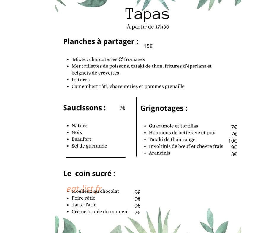 L'Authentique — carte page 2
