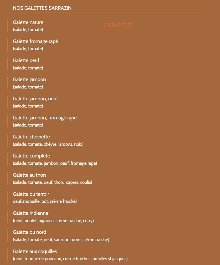 La grignotte — carte page 5