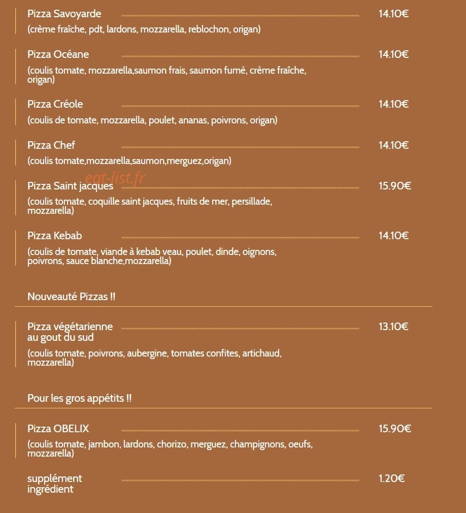 La grignotte — carte page 4