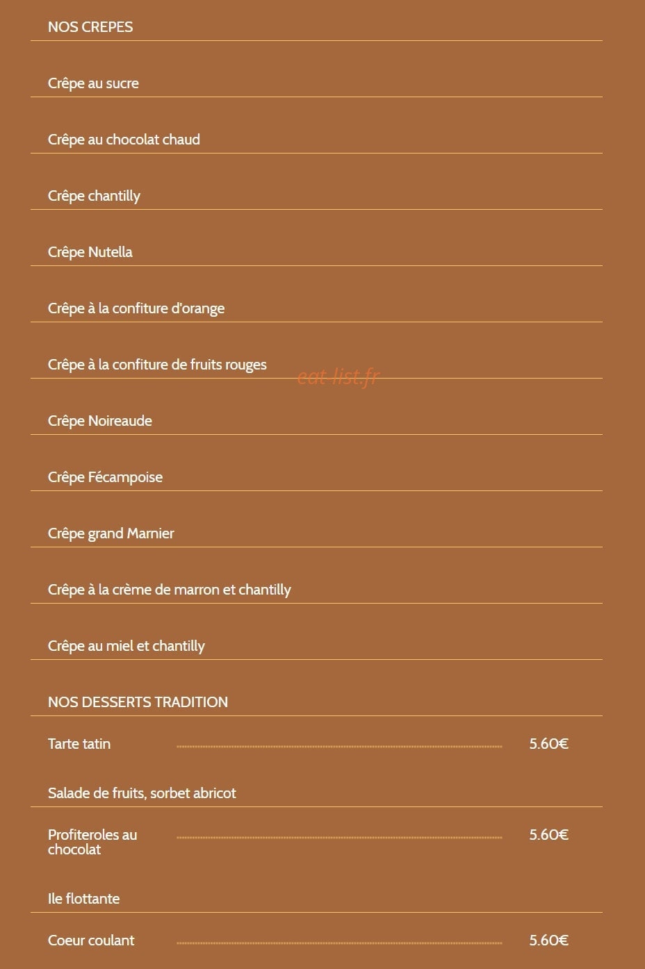 La grignotte — carte page 8