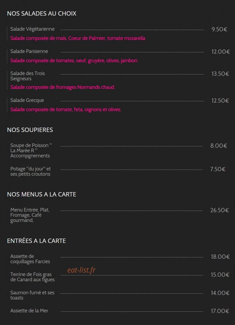 Les Alizés — carte page 3